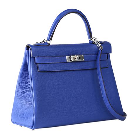 blue electric hermes kelly|blue hermes bag.